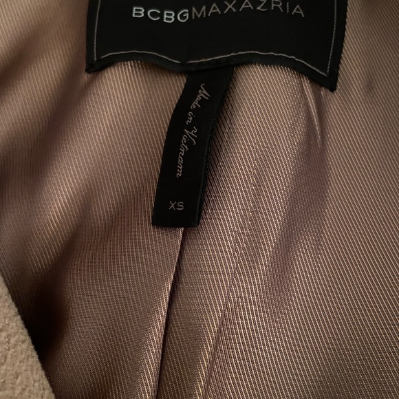 BCBG Maxazria camel/tan pea coat - Picture 3 of 7